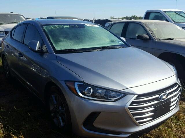 5NPD84LF5HH008496 - 2017 HYUNDAI ELANTRA SE SILVER photo 1