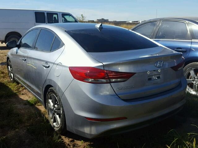 5NPD84LF5HH008496 - 2017 HYUNDAI ELANTRA SE SILVER photo 3