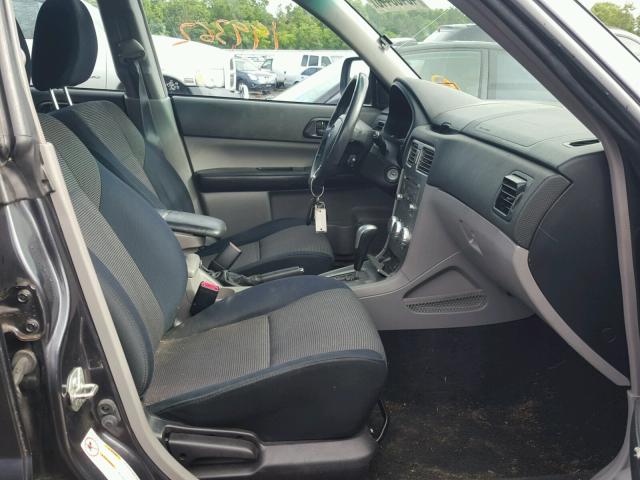 JF1SG66668H721011 - 2008 SUBARU FORESTER S 石墨色 照片 5