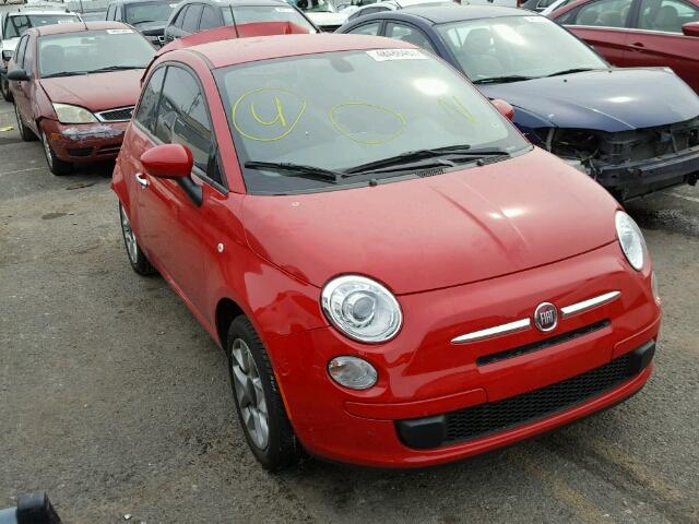 3C3CFFKR9HT561293 - 2017 FIAT 500 POP RED photo 1