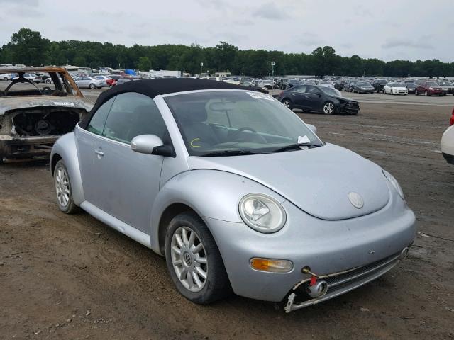 3VWCM31Y24M324185 - 2004 VOLKSWAGEN NEW BEETLE 银色 照片 1