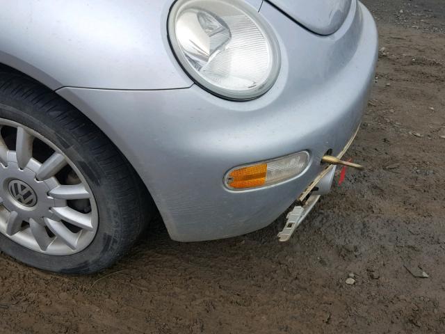 3VWCM31Y24M324185 - 2004 VOLKSWAGEN NEW BEETLE 银色 照片 9
