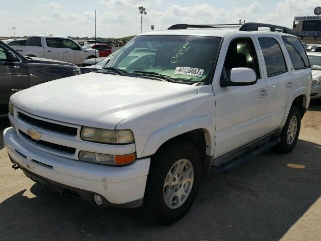 1GNEK13Z83R299681 - 2003 CHEVROLET TAHOE WHITE photo 2