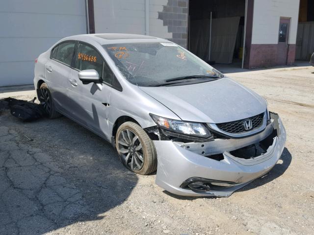 2HGFB2F96FH509005 - 2015 HONDA CIVIC EXL 银色 照片 1