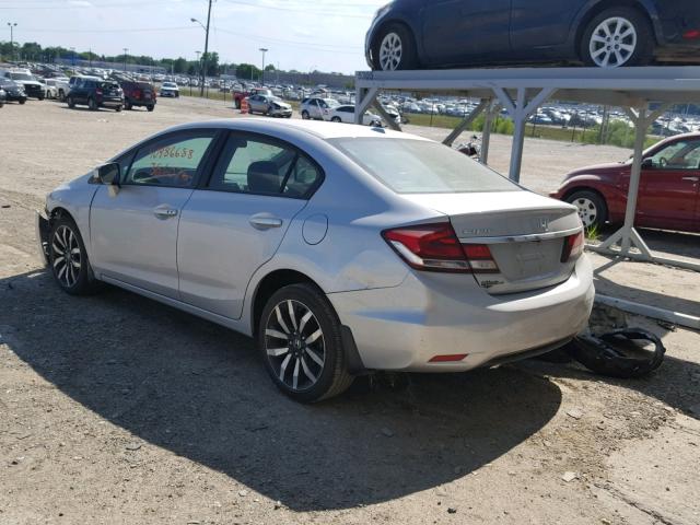 2HGFB2F96FH509005 - 2015 HONDA CIVIC EXL 银色 照片 3