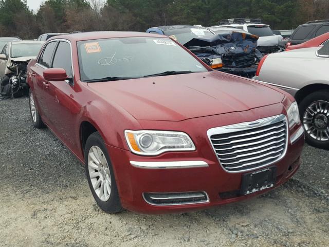 2C3CCAAG0CH139152 - 2012 CHRYSLER 300 RED photo 1