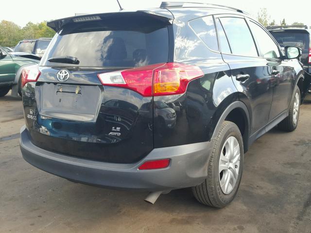 2T3BFREV3DW096059 - 2013 TOYOTA RAV4 BLACK photo 4