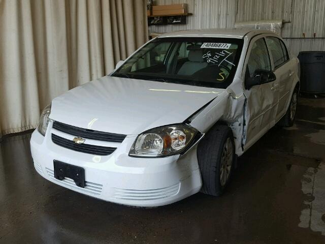 1G1AT58H097178149 - 2009 CHEVROLET COBALT WHITE photo 2