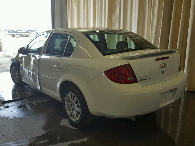 1G1AT58H097178149 - 2009 CHEVROLET COBALT WHITE photo 3