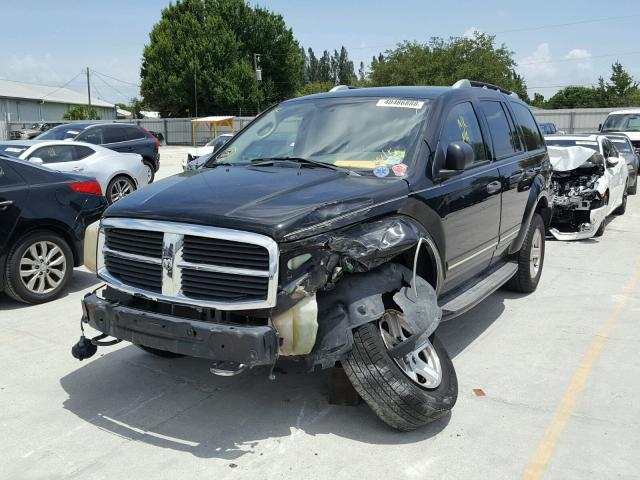 1D4HB58D84F124654 - 2004 DODGE DURANGO LI BLACK photo 2