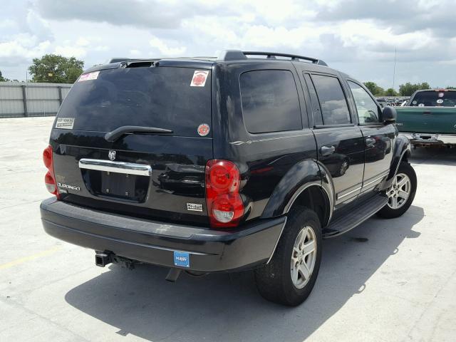 1D4HB58D84F124654 - 2004 DODGE DURANGO LI BLACK photo 4