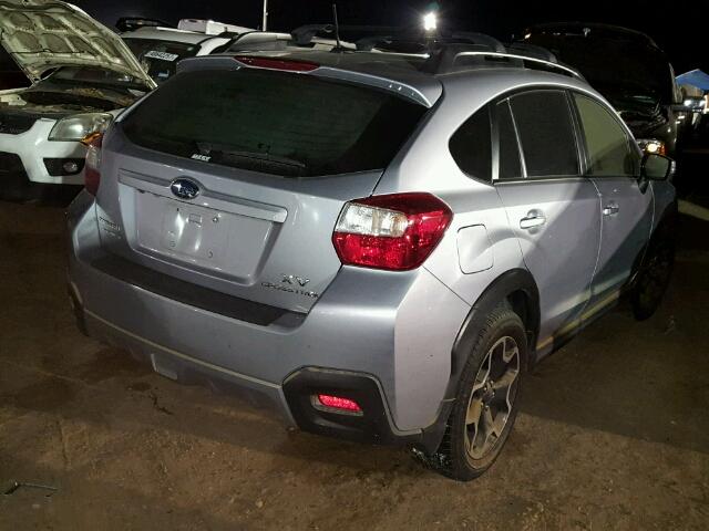 JF2GPAPC6F8219881 - 2015 SUBARU XV CROSSTR GRAY photo 4