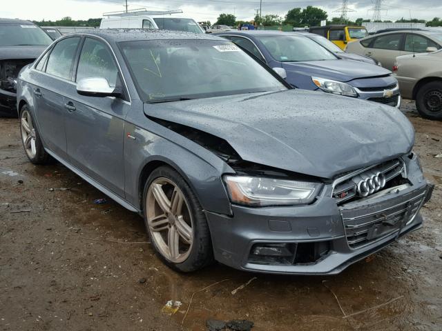 WAUKGAFL4EA125092 - 2014 AUDI S4 PRESTIG GRAY photo 1