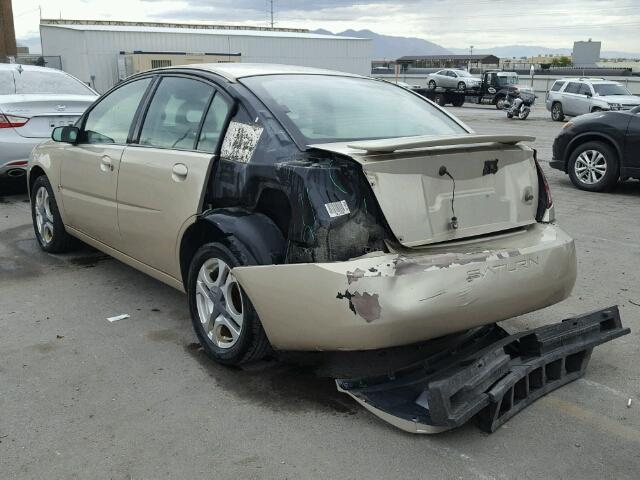 1G8AK52F44Z221447 - 2004 SATURN ION LEVEL GOLD photo 3