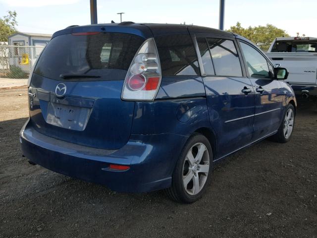 JM1CR293970143874 - 2007 MAZDA 5 BLUE photo 4