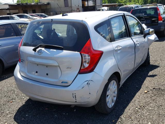 3N1CE2CP7GL362944 - 2016 NISSAN VERSA NOTE SILVER photo 4