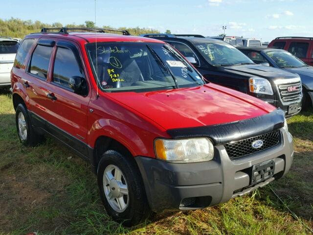 1FMYU01131KA00249 - 2001 FORD ESCAPE XLS RED photo 1