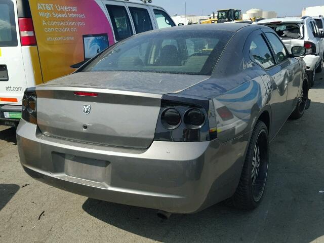 2B3KA43V29H516133 - 2009 DODGE CHARGER CHARCOAL photo 4