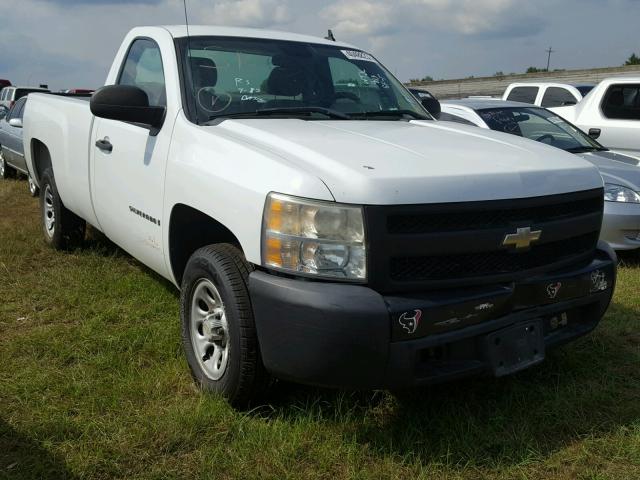 1GCEC14X27Z622115 - 2007 CHEVROLET SILVERADO WHITE photo 1