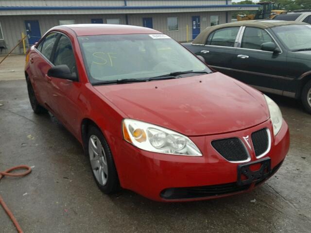 1G2ZG58B474181844 - 2007 PONTIAC G6/SE RED photo 1