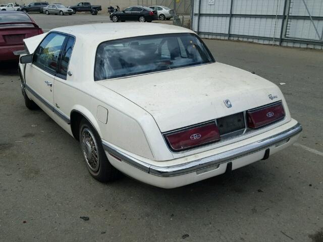 1G4EZ13C7LU420645 - 1990 BUICK RIVIERA WHITE photo 3