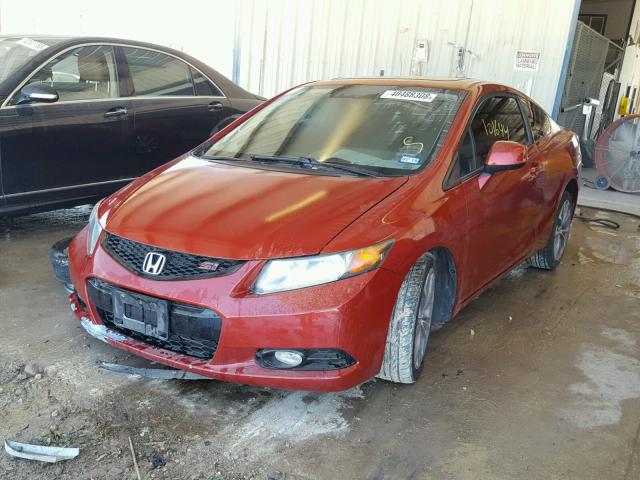 2HGFG4A50CH701629 - 2012 HONDA CIVIC SI RED photo 2