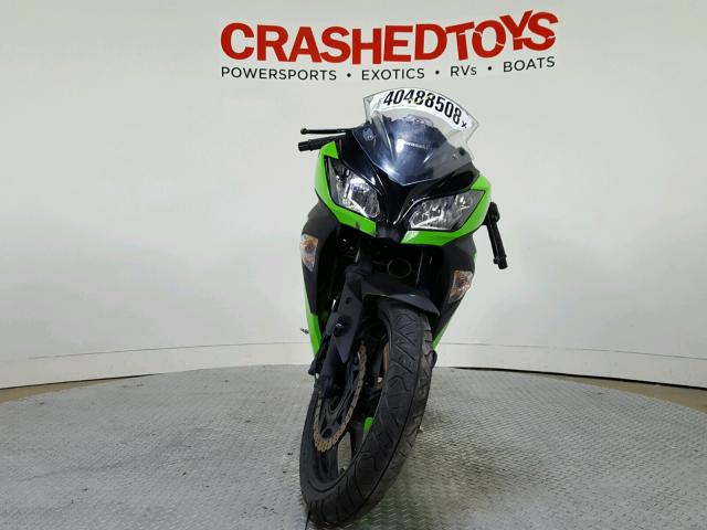 JKAEX8B1XEDA06746 - 2014 KAWASAKI EX300 B GREEN photo 3