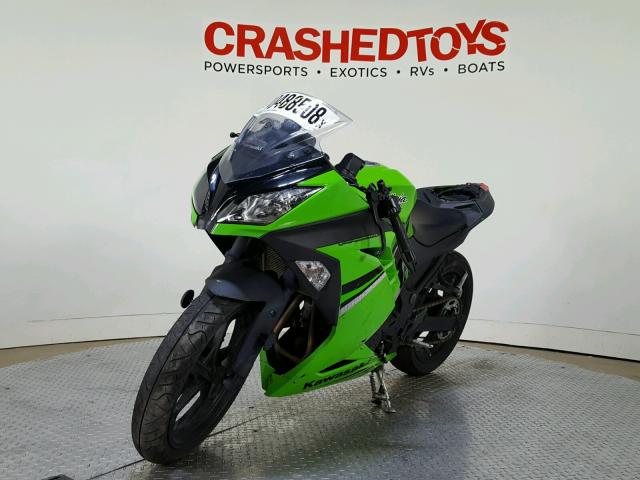 JKAEX8B1XEDA06746 - 2014 KAWASAKI EX300 B GREEN photo 4