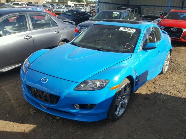 JM1FE173650151952 - 2005 MAZDA RX8 BLUE photo 2