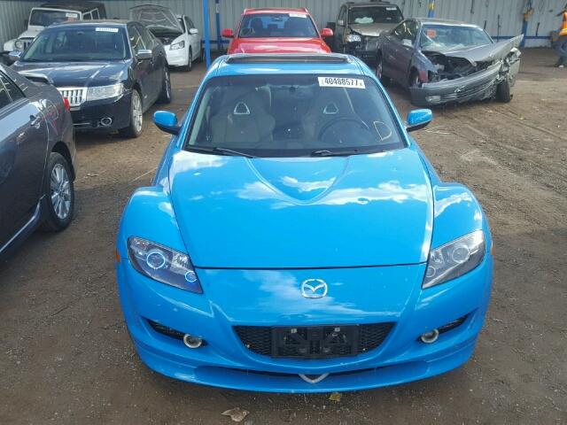 JM1FE173650151952 - 2005 MAZDA RX8 BLUE photo 9