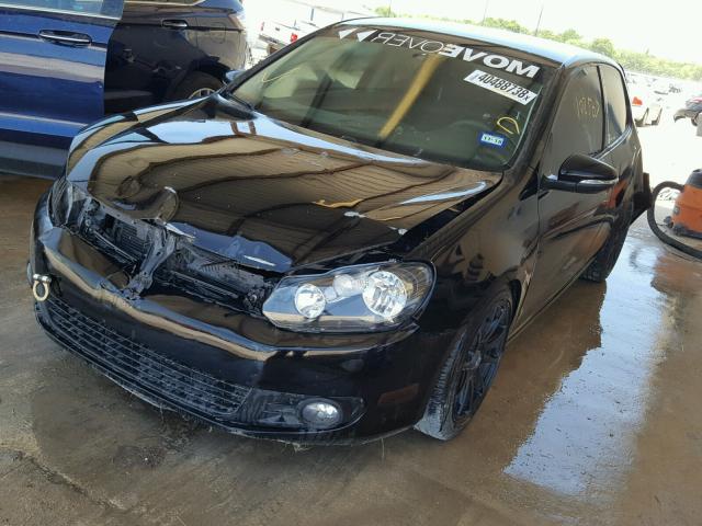WVWAA7AJXBW009712 - 2011 VOLKSWAGEN GOLF BLACK photo 2
