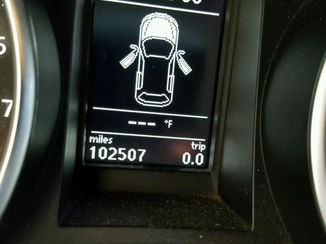 WVWAA7AJXBW009712 - 2011 VOLKSWAGEN GOLF BLACK photo 8