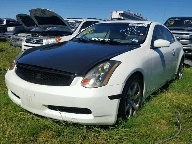 JNKCV54E35M424420 - 2005 INFINITI G35 WHITE photo 2