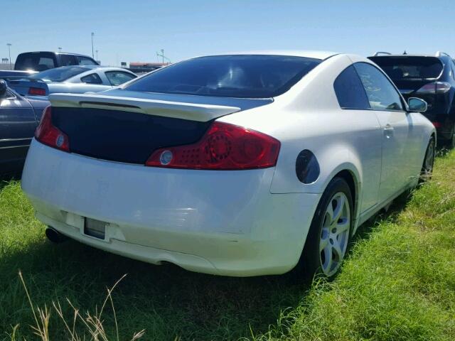 JNKCV54E35M424420 - 2005 INFINITI G35 WHITE photo 4