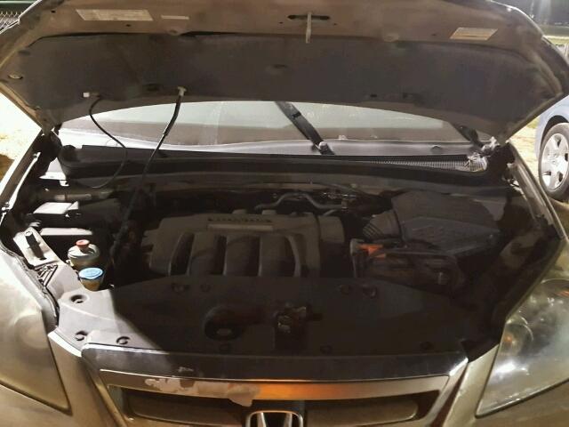 5FNRL38765B022014 - 2005 HONDA ODYSSEY EX GOLD photo 7
