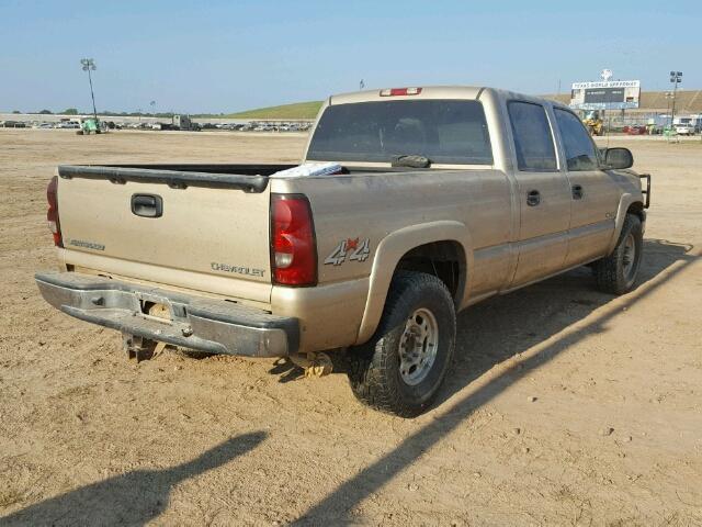 1GCGK23U74F178333 - 2004 CHEVROLET SILVERADO BROWN photo 4