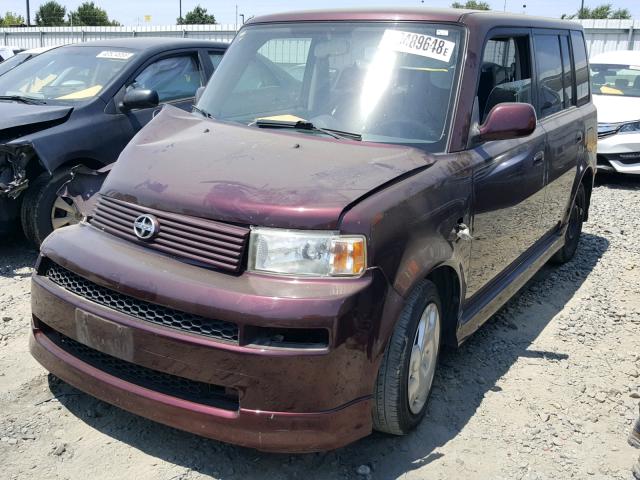 JTLKT324450214650 - 2005 TOYOTA SCION XB Бордовый фото 2