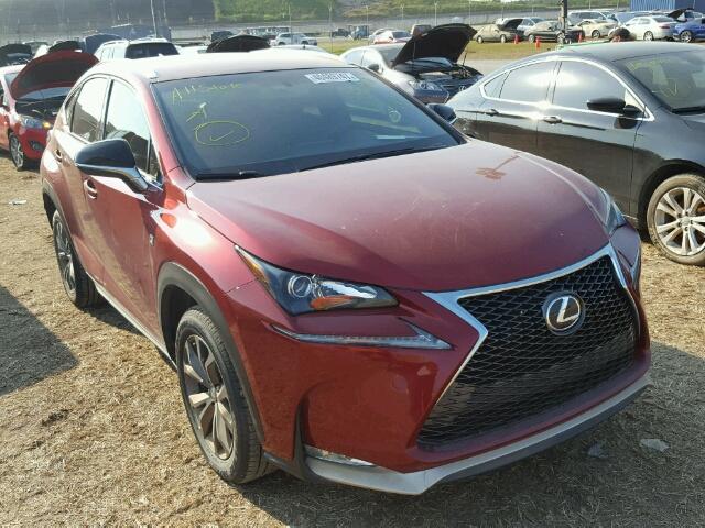 JTJYARBZ7H2051959 - 2017 LEXUS NX RED photo 1