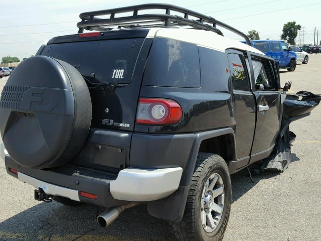 JTEBU4BFXEK184604 - 2014 TOYOTA FJ CRUISER BLACK photo 4