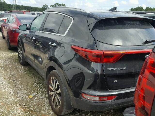 KNDPN3AC5H7187376 - 2017 KIA SPORTAGE E BLACK photo 3