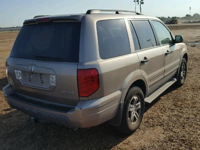 2HKYF18553H563835 - 2003 HONDA PILOT GOLD photo 4