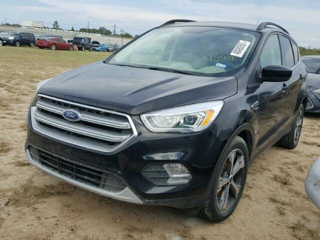 1FMCU0GDXHUB01394 - 2017 FORD ESCAPE BLACK photo 2