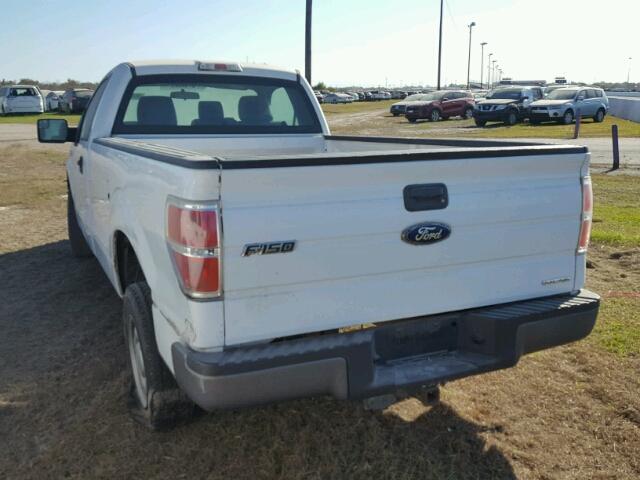 1FTNF1CF8BKD53040 - 2011 FORD F150 WHITE photo 3