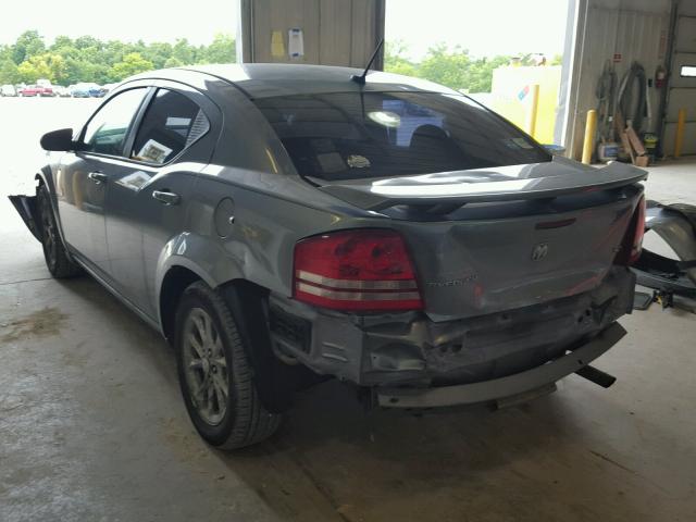 1B3LC56K98N671550 - 2008 DODGE AVENGER SX SILVER photo 3