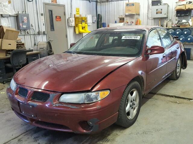 1G2WK52J82F263011 - 2002 PONTIAC GRAND PRIX MAROON photo 2