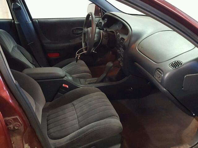 1G2WK52J82F263011 - 2002 PONTIAC GRAND PRIX MAROON photo 5