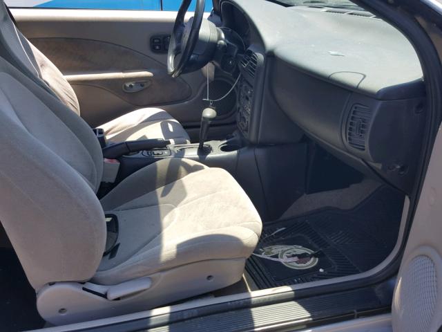1G8ZY12731Z103078 - 2001 SATURN SC2 SILVER photo 5