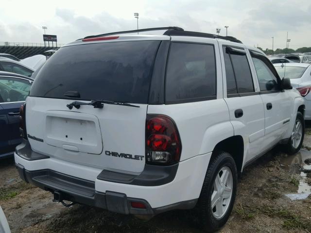 1GNDS13S632354524 - 2003 CHEVROLET TRAILBLAZE WHITE photo 4