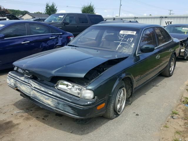 JNKNG01C3NM209824 - 1992 INFINITI Q45 GREEN photo 2