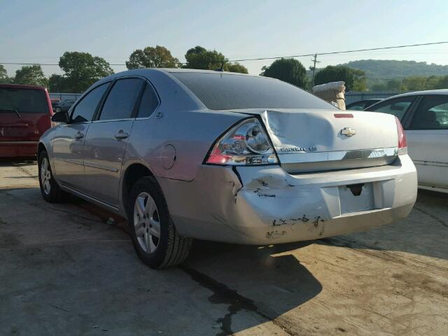 2G1WB58K969430768 - 2006 CHEVROLET IMPALA SILVER photo 3